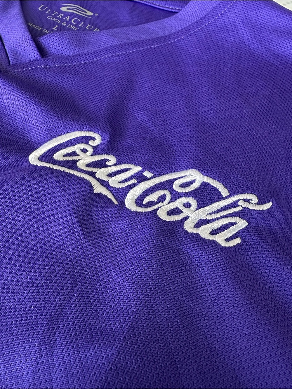 Coca Cola Purple V-Neck Tee